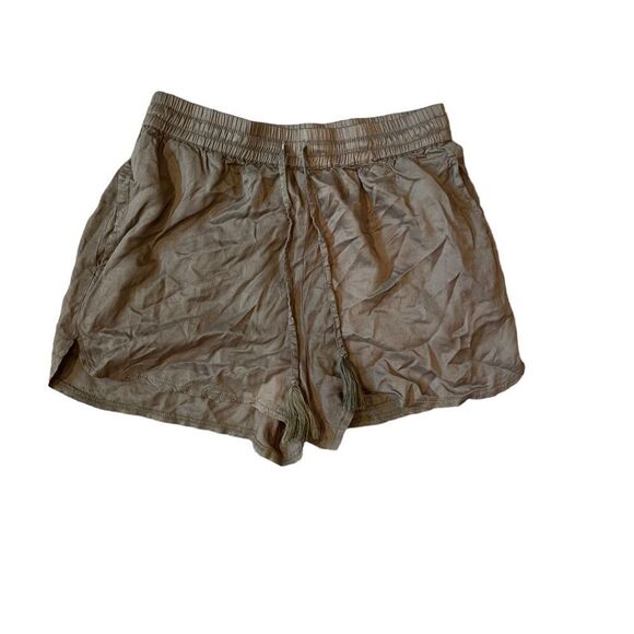 TOPSHOP Camo Green Shorts US 4 - Picture 1 of 3
